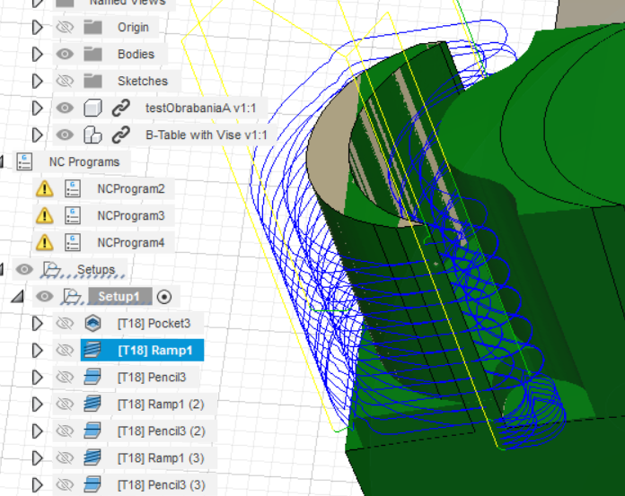 3d RAMP (or 3d CONTOUR) wont go to bottom - Autodesk Community