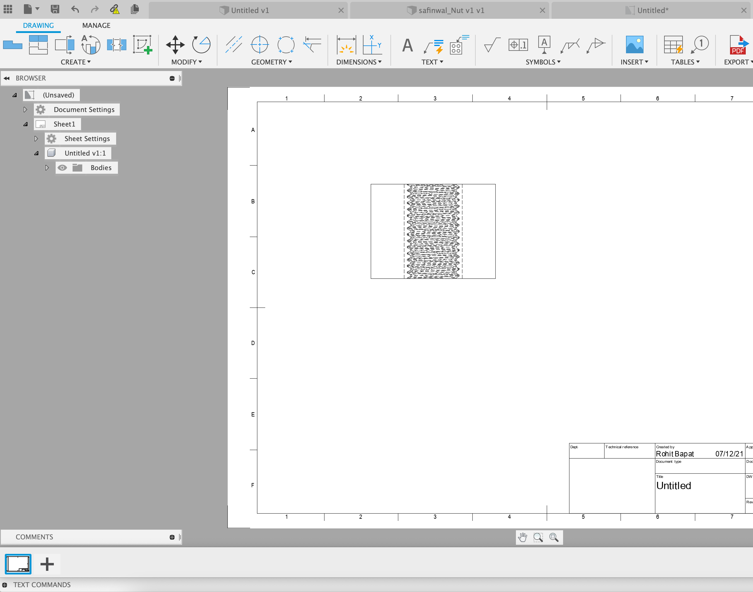 Solved: finding thread - Autodesk Community
