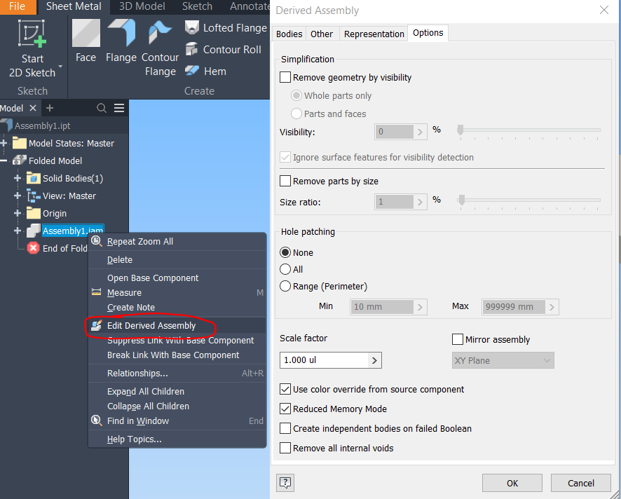 change derive standard Setting `,how ? - Autodesk Community