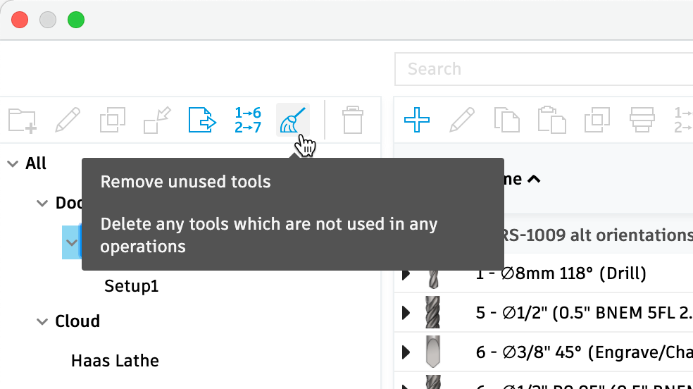 Solved: Tool Library - delete unused tools - Autodesk Community